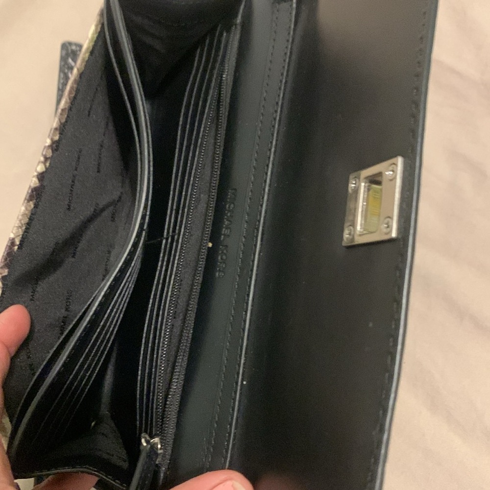 Michael Kors Python Leather Crossbody Wallet - image 7